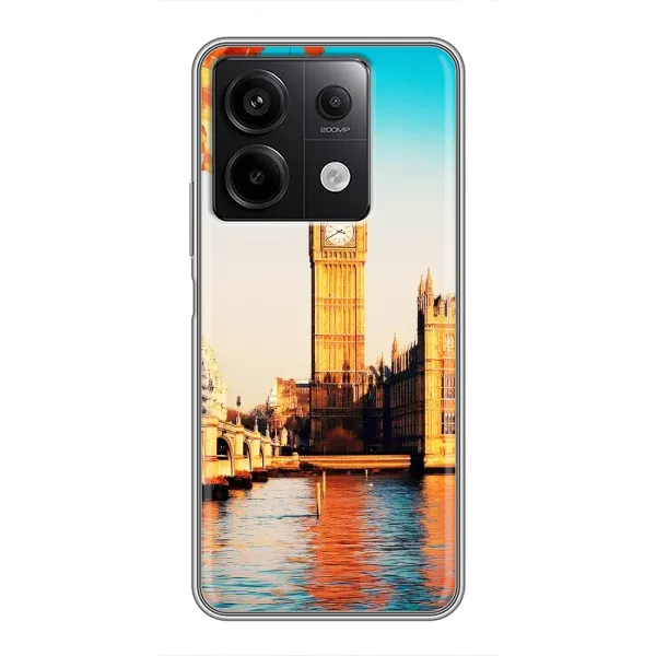 Чехол с рисунком «Летний Лондон» для Xiaomi Redmi Note 13 (5G)