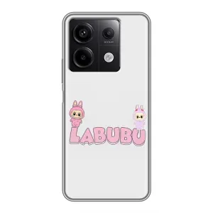 Чохол з принтом Лабубу для Xiaomi Redmi Note 13 (5G) (Логотип Лабубу)