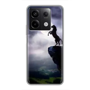 Чехлы с изображением разных животных для Xiaomi Redmi Note 13 (5G) (Лошадь)