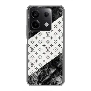 Чохол Стиль Louis Vuitton на Xiaomi Redmi Note 13 (5G) (LV на білому)