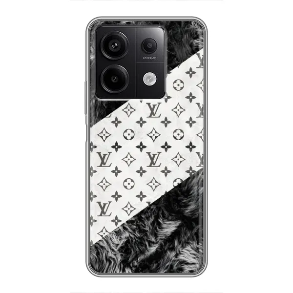 Чехол с рисунком «LV на белом» для Xiaomi Redmi Note 13 (5G)