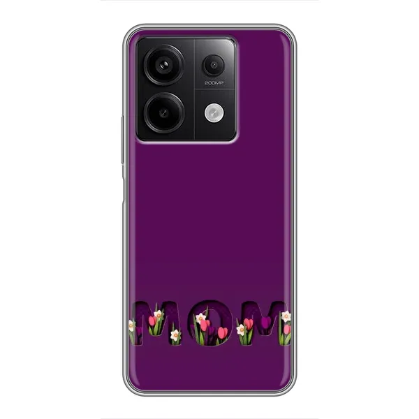 Чехол с рисунком «Мама с цветами» для Xiaomi Redmi Note 13 (5G) Чехол с рисунком «Мама с цветами» для Xiaomi Redmi Note 13 (5G)