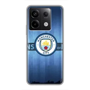 Силиконовые Чехлы принт Футбол на Xiaomi Redmi Note 13 (5G) (ManCity)