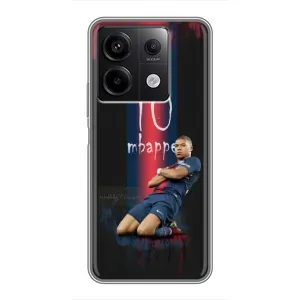 Чохол (TPU) з Футболістом на Xiaomi Redmi Note 13 (5G) (MBAPPE 10)