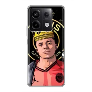Чохол (TPU) з Футболістом на Xiaomi Redmi Note 13 (5G) (Mbappe King)