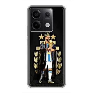 Чехлы Лео Месси Аргентина для Xiaomi Redmi Note 13 (5G) (Месси король)