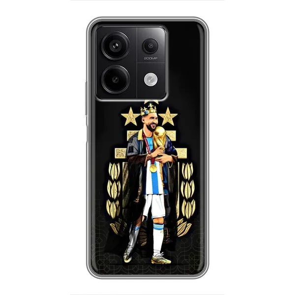 Чехол с рисунком «Месси король» для Xiaomi Redmi Note 13 (5G)