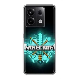Чехол майнкрафт для Xiaomi Redmi Note 13 (5G) (MineCraft 2)