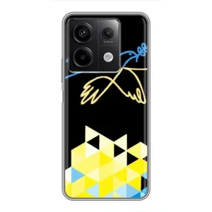 Чехол на Xiaomi Redmi Note 13 (5G) Украинский дизайн (Мир для Украины)