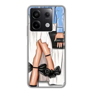 Силиконовый Чехол на Xiaomi Redmi Note 13 (5G) с картинкой Стильных Девушек (Мода)