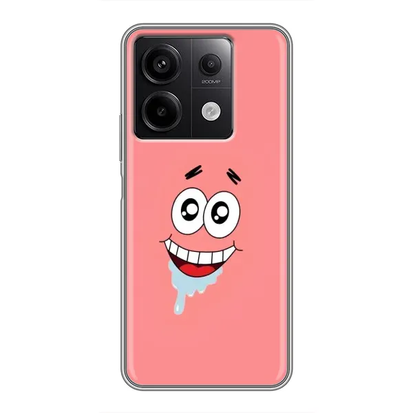 Чехол с рисунком «Мордочка Патрика» для Xiaomi Redmi Note 13 (5G)