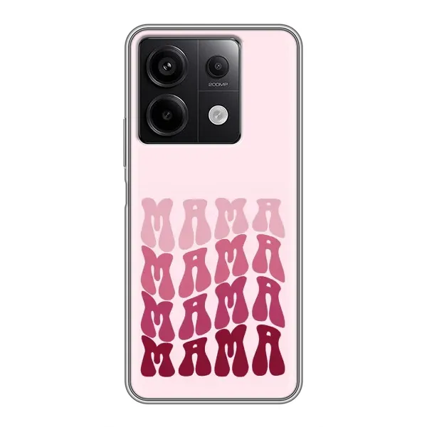 Чехол с рисунком «Надпись мама» для Xiaomi Redmi Note 13 (5G) Чехол с рисунком «Надпись мама» для Xiaomi Redmi Note 13 (5G)