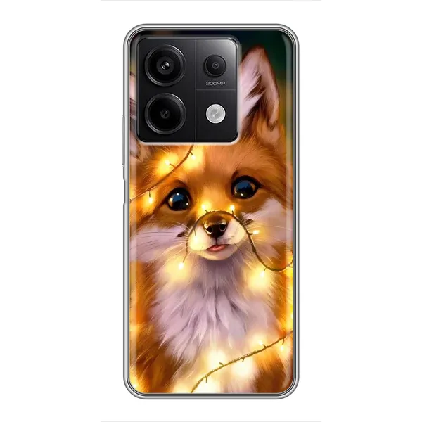 Чехол с рисунком «Новогодний лисенок» для Xiaomi Redmi Note 13 (5G) Чехол с рисунком «Новогодний лисенок» для Xiaomi Redmi Note 13 (5G)