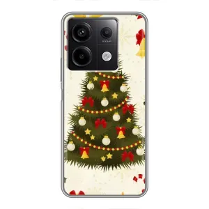 Чохол новорічна ялинка на Xiaomi Redmi Note 13 (5G) (Новорічний принт)