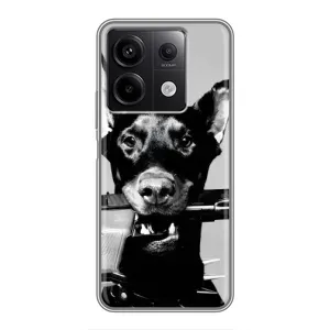 Чехол ДОБЕРМАН для Xiaomi Redmi Note 13 (5G) (Опасный доберман)