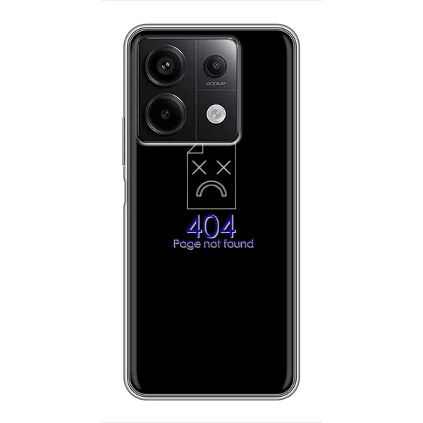 Чехол с рисунком «Ошибка 404» для Xiaomi Redmi Note 13 (5G) Чехол с рисунком «Ошибка 404» для Xiaomi Redmi Note 13 (5G)