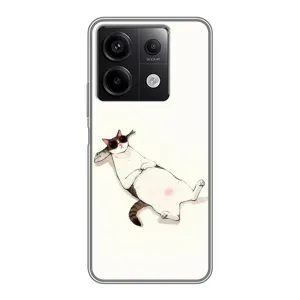 Чехол на тематику: Коты для Xiaomi Redmi Note 13 (5G) (Отдых)