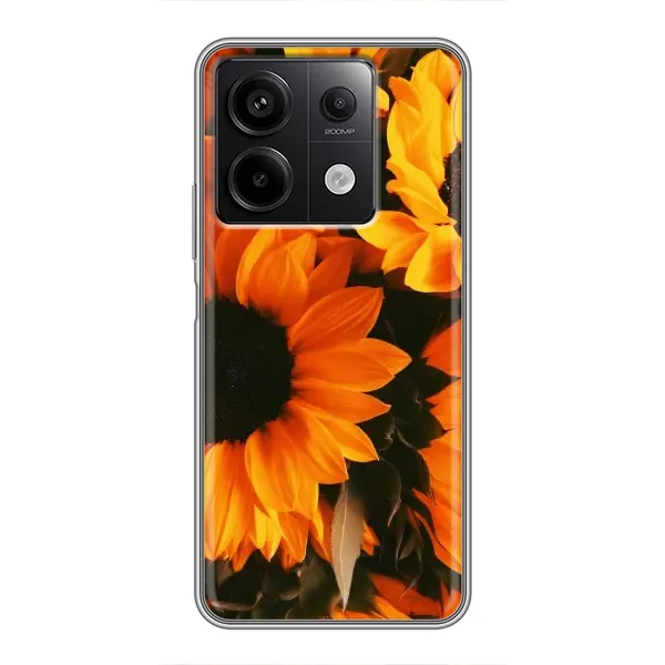 Чехол с рисунком «подсолнухи» для Xiaomi Redmi Note 13 (5G) Чехол с рисунком «подсолнухи» для Xiaomi Redmi Note 13 (5G)