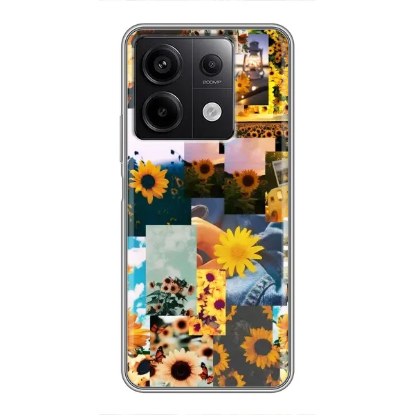 Чехол с рисунком «Подсолнуховый дизайн» для Xiaomi Redmi Note 13 (5G) Чехол с рисунком «Подсолнуховый дизайн» для Xiaomi Redmi Note 13 (5G)