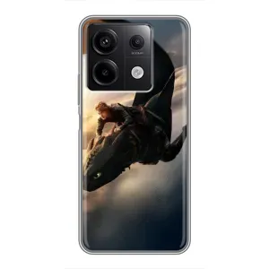 Чехол дракон Беззубик для Xiaomi Redmi Note 13 (5G) (Полет Беззубика)