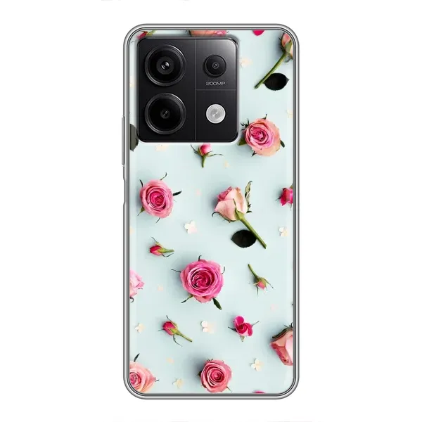 Чехол с рисунком «Разные цветы» для Xiaomi Redmi Note 13 (5G) Чехол с рисунком «Разные цветы» для Xiaomi Redmi Note 13 (5G)