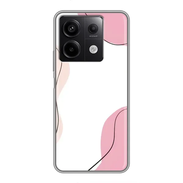 Чехол с рисунком «Розовый фон» для Xiaomi Redmi Note 13 (5G)