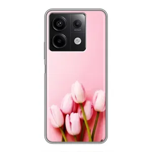 Чохли з картинкою (Тюльпани) на Редмі Нот 13 (5G) (Рожеві тюльпани)