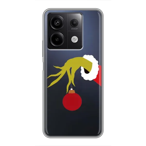 Чехол с рисунком «Рука Гринча» для Xiaomi Redmi Note 13 (5G) Чехол с рисунком «Рука Гринча» для Xiaomi Redmi Note 13 (5G)