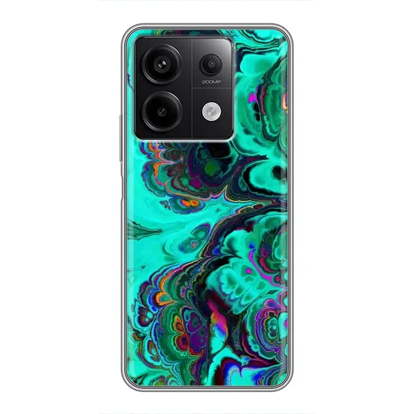 Чехол с рисунком «Салатный мрамор» для Xiaomi Redmi Note 13 (5G) Чехол с рисунком «Салатный мрамор» для Xiaomi Redmi Note 13 (5G)