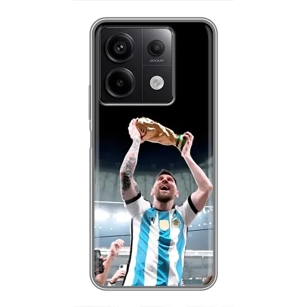 Чехол с рисунком «Счастливый Месси» для Xiaomi Redmi Note 13 (5G)