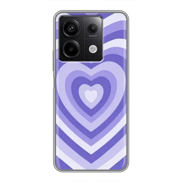 Чехол с рисунком «Сердце фиолет» для Xiaomi Redmi Note 13 (5G) Чехол с рисунком «Сердце фиолет» для Xiaomi Redmi Note 13 (5G)