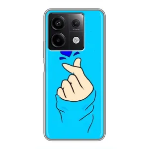 Чохол (Знак сердечка) для Xiaomi Redmi Note 13 (5G) (Сердечко на синоьому)