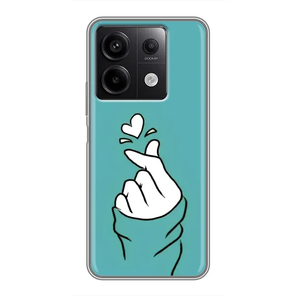 Чехол с рисунком «Сердечко на бирюзовом» для Xiaomi Redmi Note 13 (5G) Чехол с рисунком «Сердечко на бирюзовом» для Xiaomi Redmi Note 13 (5G)