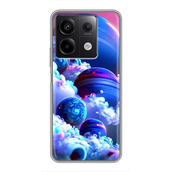 Чехол с рисунком «Синие планеты» для Xiaomi Redmi Note 13 (5G) Чехол с рисунком «Синие планеты» для Xiaomi Redmi Note 13 (5G)