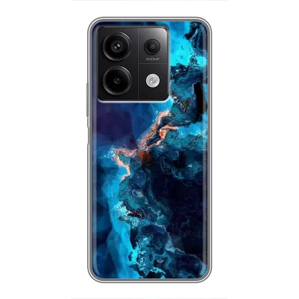 Чехол с рисунком «Синий мрамор» для Xiaomi Redmi Note 13 (5G) Чехол с рисунком «Синий мрамор» для Xiaomi Redmi Note 13 (5G)