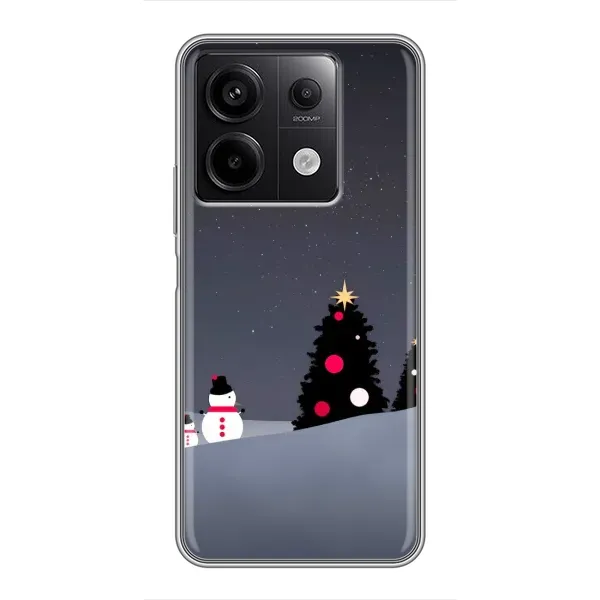 Чехол с рисунком «Снеговички» для Xiaomi Redmi Note 13 (5G)