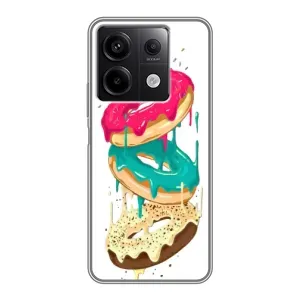 Чохол з зображенням смачної їжі для Xiaomi Redmi Note 13 (5G) (Соковиті пончики)