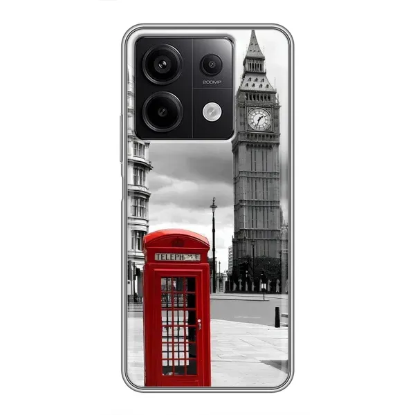Чехол с рисунком «TELEPHONE» для Xiaomi Redmi Note 13 (5G)