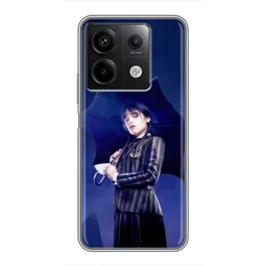 Чохол з картинкою Венсдей на Xiaomi Redmi Note 13 (5G) (Венсдей з парасолькою)