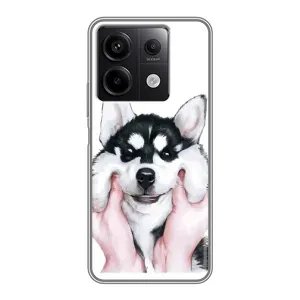Бампер для Xiaomi Redmi Note 13 (5G) с картинкой "Песики" (Собака Хаски)