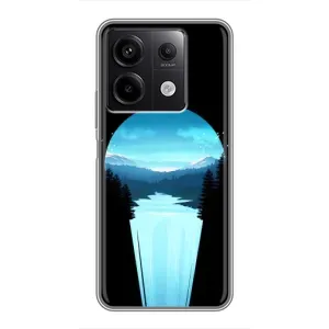 Літній Чохол на Xiaomi Redmi Note 13 (5G) (Синій Водоспад)