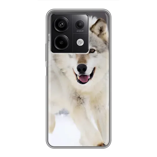 Чехол с рисунком «Волк на снегу» для Xiaomi Redmi Note 13 (5G) Чехол с рисунком «Волк на снегу» для Xiaomi Redmi Note 13 (5G)