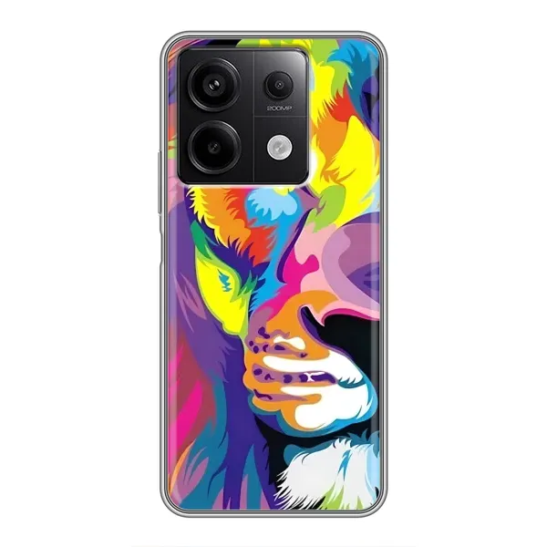 Чехол с рисунком «Яркий Лев» для Xiaomi Redmi Note 13 (5G) Чехол с рисунком «Яркий Лев» для Xiaomi Redmi Note 13 (5G)