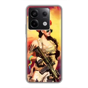 ЗСУ Чохли (TPU) для Xiaomi Redmi Note 13 (5G) (Жінка солдат)