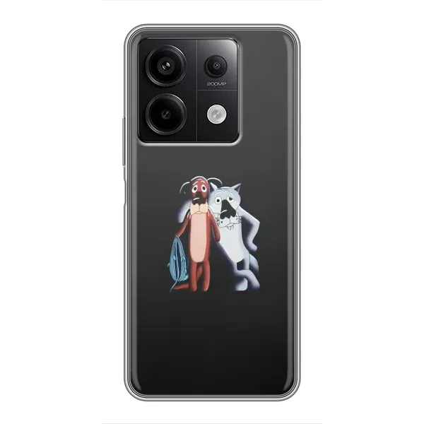 Чехол с рисунком «Шо, опять» для Xiaomi Redmi Note 13 (5G)