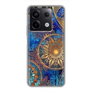 Чехлы со смыслом для Xiaomi Redmi Note 13 (5G) (Золотые узоры)