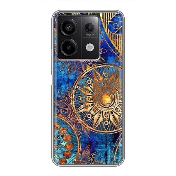 Чехол с рисунком «Золотые узоры» для Xiaomi Redmi Note 13 (5G)