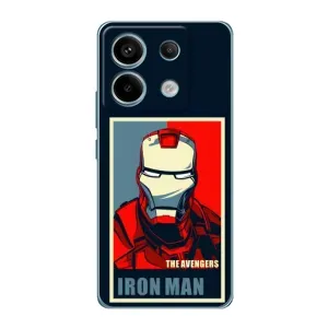 Чехол Супергерой Железный человек на Xiaomi Redmi Note 13 Pro (5G) (Art Iron man)