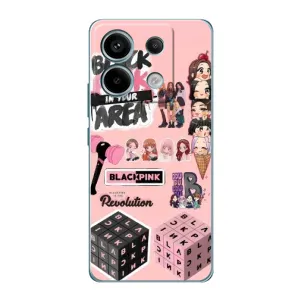 Чехлы с картинкой для Xiaomi Redmi Note 13 Pro (5G) (BLACK PINK коллаж)