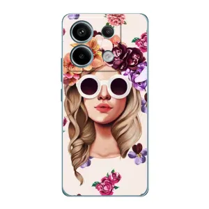 Чохол з картинкою Модні Дівчата Xiaomi Redmi Note 13 Pro (5G) (Дівчина в окулярах)